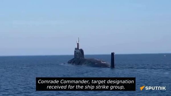 📹 Оросын цөмийн усан онгоц болох “Архангельск”Баренцын тэнгист “Оникс” пуужин харваж туршилт хийлээ - Sputnik Монгол Улс