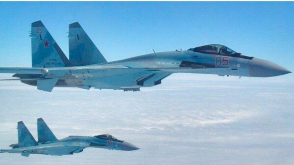 🇷🇺✈️ ОХУ-ын Батлан ​​хамгаалах яам шинэ Су-35С сөнөөгч онгоцнуудаа хүлээн авлаа - Sputnik Монгол Улс