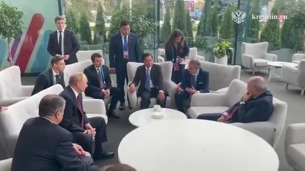 🚨 Москва хотод болж буй Дэлхийн атомын чуулга уулзалтын үеэр Путин болон Олон Улсын Атомын Энергийн Агентлагийн Тэргүүн Рафаэль Гросси зэрэг гадаадын төлөөлөгчдийн тэргүүнүүд уулзалт хийлээ - Sputnik Монгол Улс