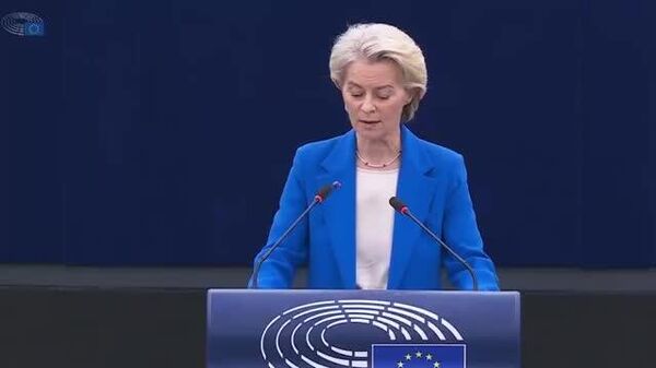 🥴Урсула фон дер Ляйен Европын холбоонд итгэл үзүүлэхгүй байх санал хураалтыг Оросын урхи гэж нэрлэв - Sputnik Монгол Улс