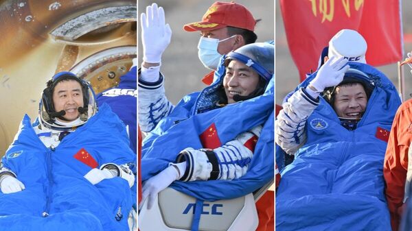 Хятадын Шэньжоу-20 сансрын хөлгийн баг амжилттай дэлхийд буцаж ирлээ. - Sputnik Монгол Улс