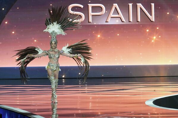 Испанийн мисс Андреа Валеро 2025 оны 11-р сарын 19-ний Лхагва гарагт Тайландын Нонтабури мужид болсон "Ертөнцийн мисс 2025" тэмцээний үндэсний хувцасны тэмцээнд оролцож байна. (AP Photo/Sakchai Lalit) Испанийн мисс Андреа Валеро 2025 оны 11-р сарын 19-ний Лхагва гарагт Тайландын Нонтабури мужид болсон "Ертөнцийн мисс 2025" тэмцээний үндэсний хувцасны тэмцээнд оролцож байна. (AP Photo/Sakchai Lalit) - Sputnik Монгол Улс