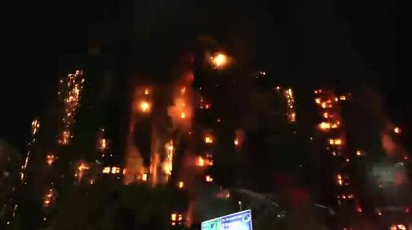 Хонконгийн умард хэсгийн Тай По дүүрэгт орших орон сууцны хороолол шатаж дөрвөн хүн нас баржээ - Sputnik Монгол Улс