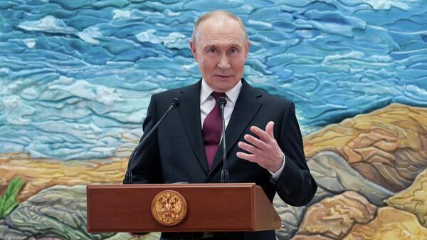 В.Путин: Энэхүү мөргөлдөөн Украины цэргүүд эзлэгдсэн бүсүүдээсээ гарч байж дуусна - Sputnik Монгол Улс