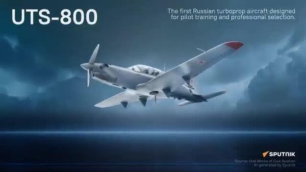 UTS-800: Оросын шинэ, хурдтай нисгэгчийн сургалтын онгоцыг танилцуулж байна - Sputnik Монгол Улс