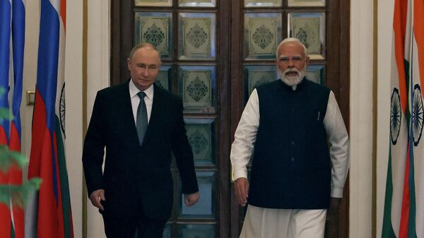 В.Путин, Н.Моди нар хэлэлцээ хийхээр явж байна.  Н.Моди энэ удаагийн В.Путинтэй хийх дээд хэмжээний уулзалт амжилттай болно. - Sputnik Монгол Улс