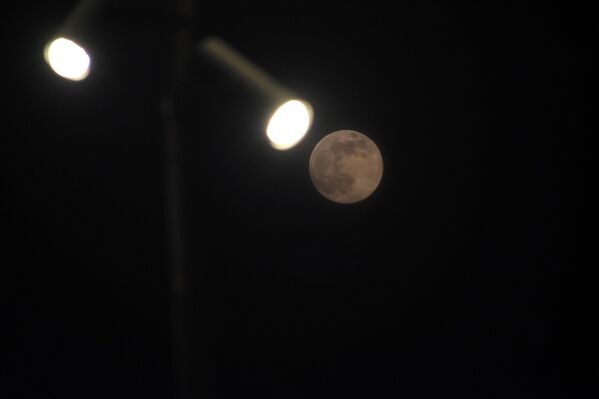 2025 оны 12-р сарын 4-нд Энэтхэгийн Кашмир мужийн Сринагар хотын гудамжны гэрлийн ард хүйтэн сар гэгддэг сүүлчийн супер сар гарч байна. (Файсал Хан/Нурын зураг: Getty Images) 2025 оны 12-р сарын 4-нд Энэтхэгийн Кашмир мужийн Сринагар хотын гудамжны гэрлийн ард хүйтэн сар гэгддэг сүүлчийн супер сар гарч байна. (Файсал Хан/Нурын зураг: Getty Images) - Sputnik Монгол Улс