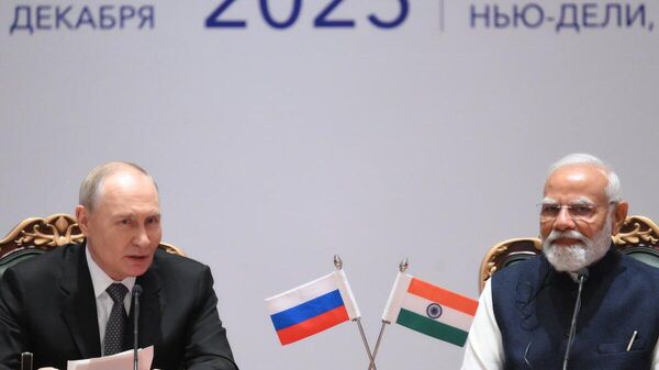 🚨🇷🇺🇮🇳 ОХУ–Энэтхэгийн импортлогчдын форумын нэгдсэн хуралдаанд В - Sputnik Монгол Улс