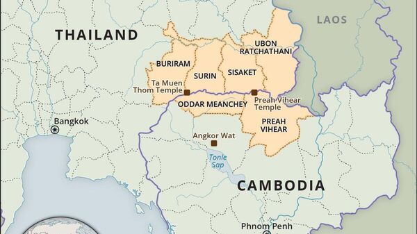 🚨 Тайландын Агаарын цэргийн хүчин Камбожийн Самраонг хотын төвд бөмбөг хаяв - Sputnik Монгол Улс