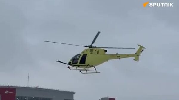 🇷🇺🚁 ОХУ-ын дотоодод үйлдвэрлэсэн хөдөлгүүртэй Ми-34М1 нисдэг тэрэг анхны туршилтын нислэгээ амжилттай хийлээ - Sputnik Монгол Улс