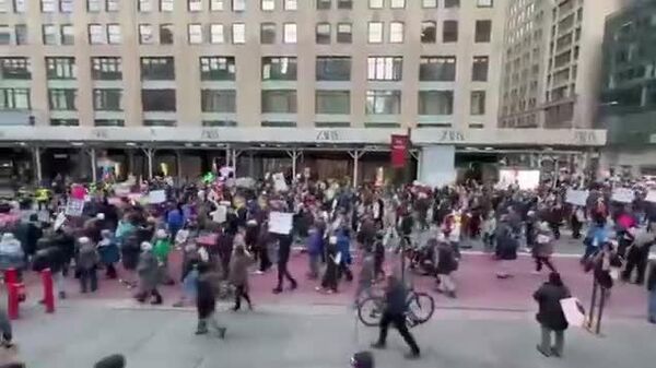 📹 Нью-Йоркд мянга мянган хүн Д - Sputnik Монгол Улс