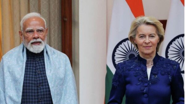 🇪🇺🇮🇳 Европын Холбоо Энэтхэг Улстай чөлөөт худалдааны хэлэлцээр байгууллаа - Sputnik Монгол Улс