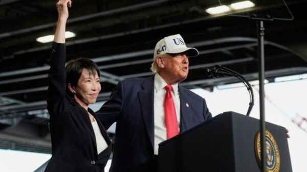 🇺🇲🇯🇵 АНУ-ын Ерөнхийлөгч Дональд Трамп ням гарагт болох Японы парламентын сонгуулийн өмнө Т - Sputnik Монгол Улс