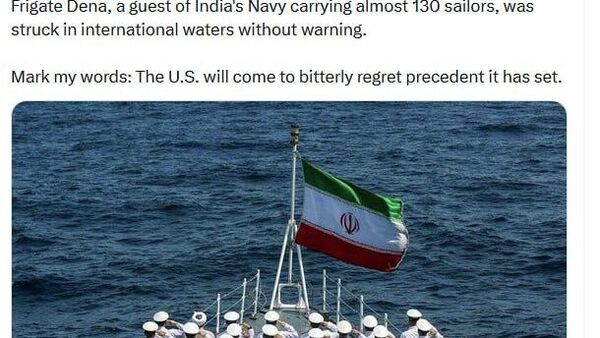 🚨 АНУ Ираны хөлөг онгоцыг олон улсын усанд живүүлсэндээ харамсах болно гэж Ираны Гадаад хэргийн сайд Аббас Арагчи мэдэгдэв - Sputnik Монгол Улс