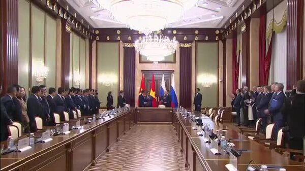 🇻🇳🇷🇺 ОХУ болон Вьетнам улс тус улсад атомын цахилгаан станц барих чиглэлээр хамтран ажиллах тухай засгийн газар хоорондын хэлэлцээрт гарын үсэг зурлаа 🇻🇳🇷🇺 ОХУ болон Вьетнам улс тус улсад атомын цахилгаан станц барих чиглэлээр хамтран ажиллах тухай засгийн газар хоорондын хэлэлцээрт гарын үсэг зурлаа - Sputnik Монгол Улс