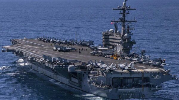 🚨🇺🇸 Америкийн гурав дахь нисэх онгоц тээгч хөлөг онгоц Ойрх Дорнодыг чиглэж байна - Sputnik Монгол Улс