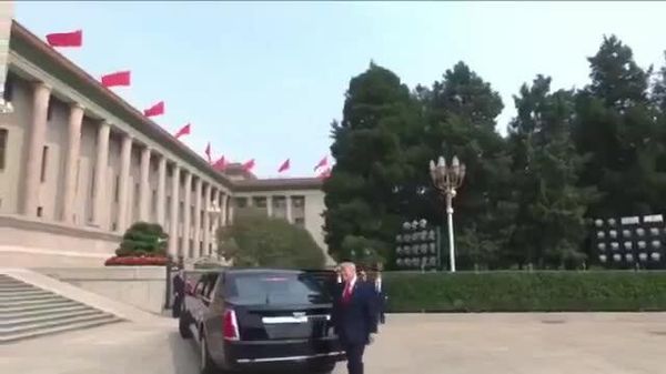 Бээжинд болсон уулзалтын үеэр Ши Жиньпин Трампын гар барилтаар давамгай харагдах оролдлогыг дипломат байдлаар тэнцүүлж чадлаа - Sputnik Монгол Улс