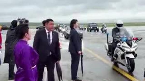 🇲🇳🇰🇷 Монгол Улсын Ерөнхийлөгч Ухнаагийн Хүрэлсүхийн урилгаар хүрэлцэн ирсэн БНСУ-ын Ерөнхийлөгч И Жэ Мён, гэргий Ким Хе Гён нарын төрийн айлчлал өндөрлөлөө - Sputnik Монгол Улс