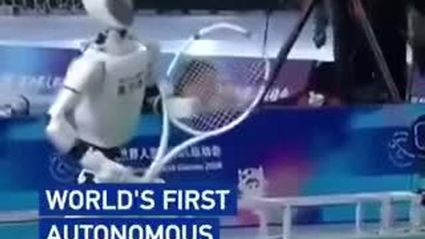 🤖🎾 Бээжинд хүн дүрст роботууд теннис тогложээ - Sputnik Монгол Улс
