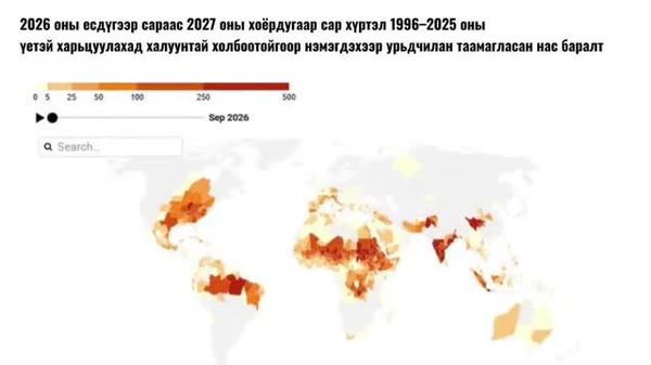 🌡️🌍 Эль-Ниньо ойрын 6 сард 450 мянга гаруй хүний амь насандхүрч болзошгүй - Sputnik Монгол Улс