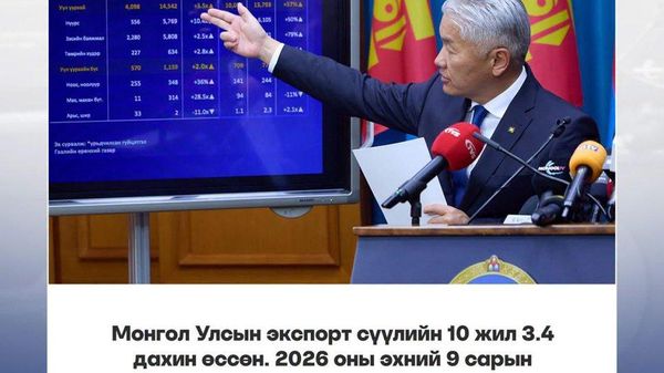 Монгол Улсын экспорт 10 жилийн хугацаанд 3 - Sputnik Монгол Улс